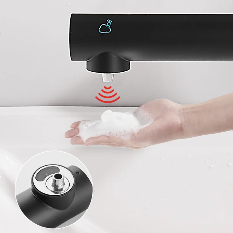 Bathroom Faucets 3 in 1 Design Automatic Soap Dispenser Powerful Hand Washing Bathroom Hands Dryer Drying Machine Air
