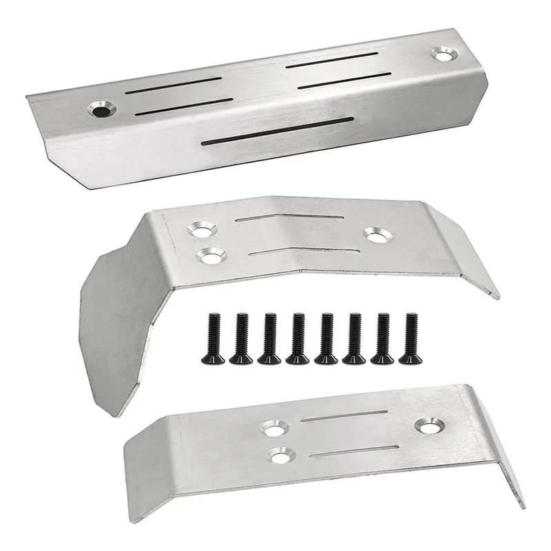 

A45F-RC Car Upgrade Stainless Steel Chassis Guard Plate Kit For TRAXXAS MINI MAXX RC Car Accessories