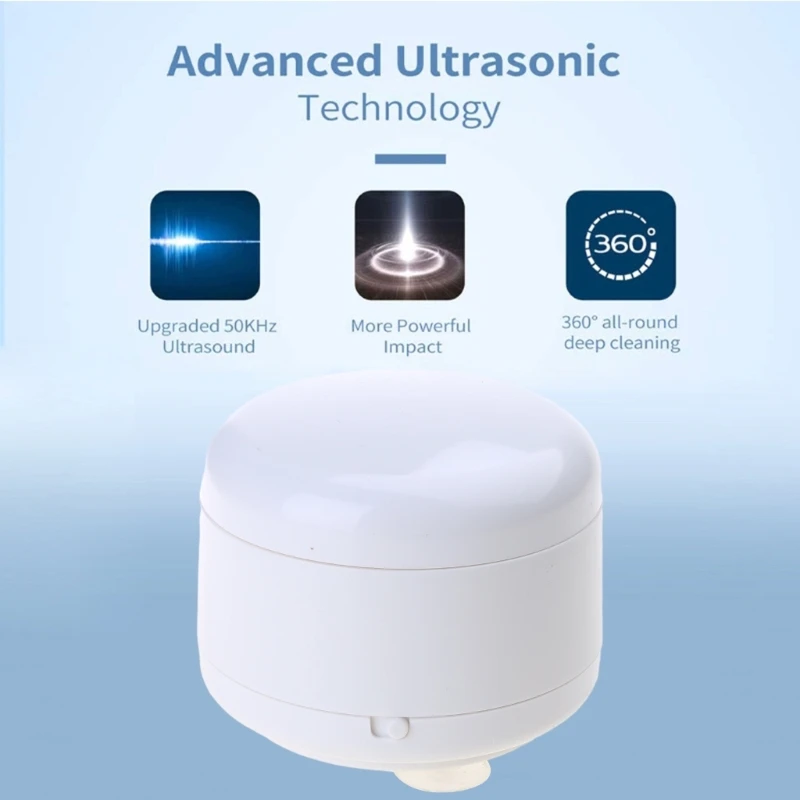 Ультразвуковой очиститель ювелирных изделий Профессиональный ультразвуковой аппарат для чистки колец, ожерелий, часов, зубных