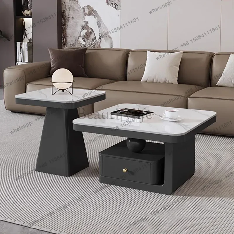 LD Moving Storage Coffee Table Accessories Decoration Luxury Bedroom Modern Drawers   Standing Meubles Home Furniture