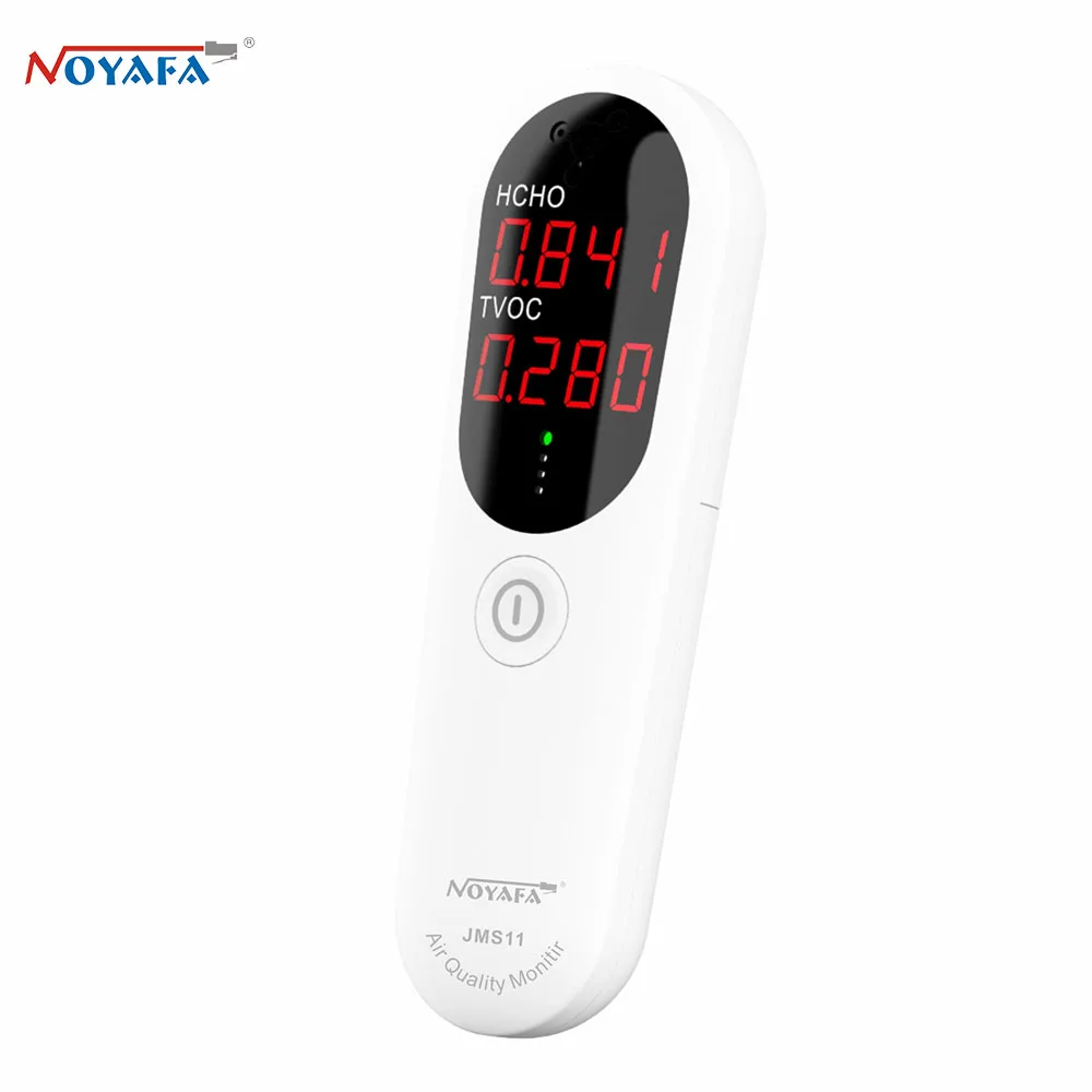 NOYAFA JMS11 Multifunctional Air Quality Formaldehyde Determine Tester Temperature Humidity Carbon Dioxide Monitor Light alarm