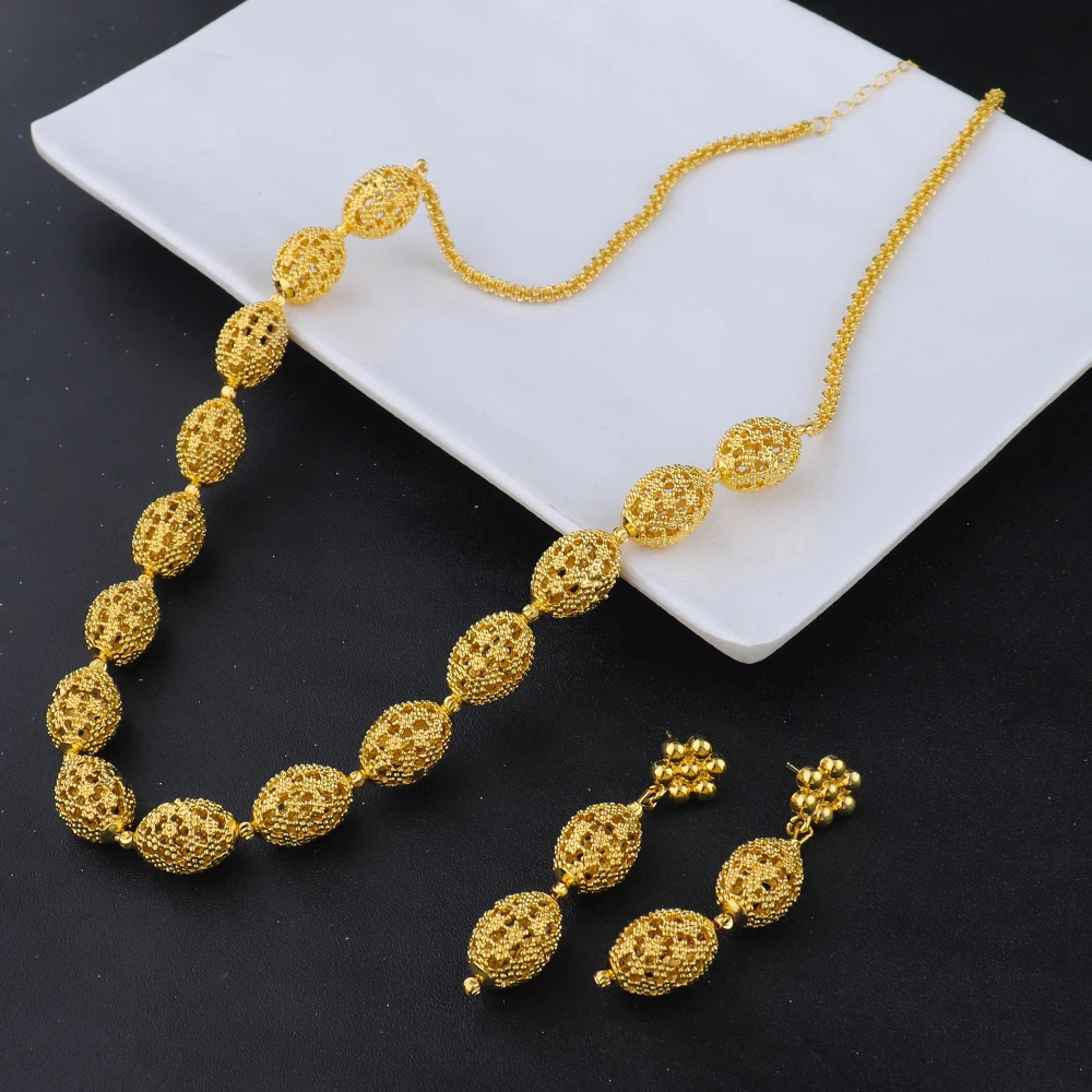 Women's Luxury Necklace & Earrings Set, Bridal Wedding Gift