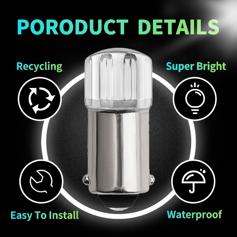 10 قطعة Ba9s مصباح إشارة Led T4W 3030 رقاقة لأضواء سقف السيارة أضواء مرآة لوحة ترخيص أضواء 6000 كيلو الأبيض BA9s Led 12 فولت