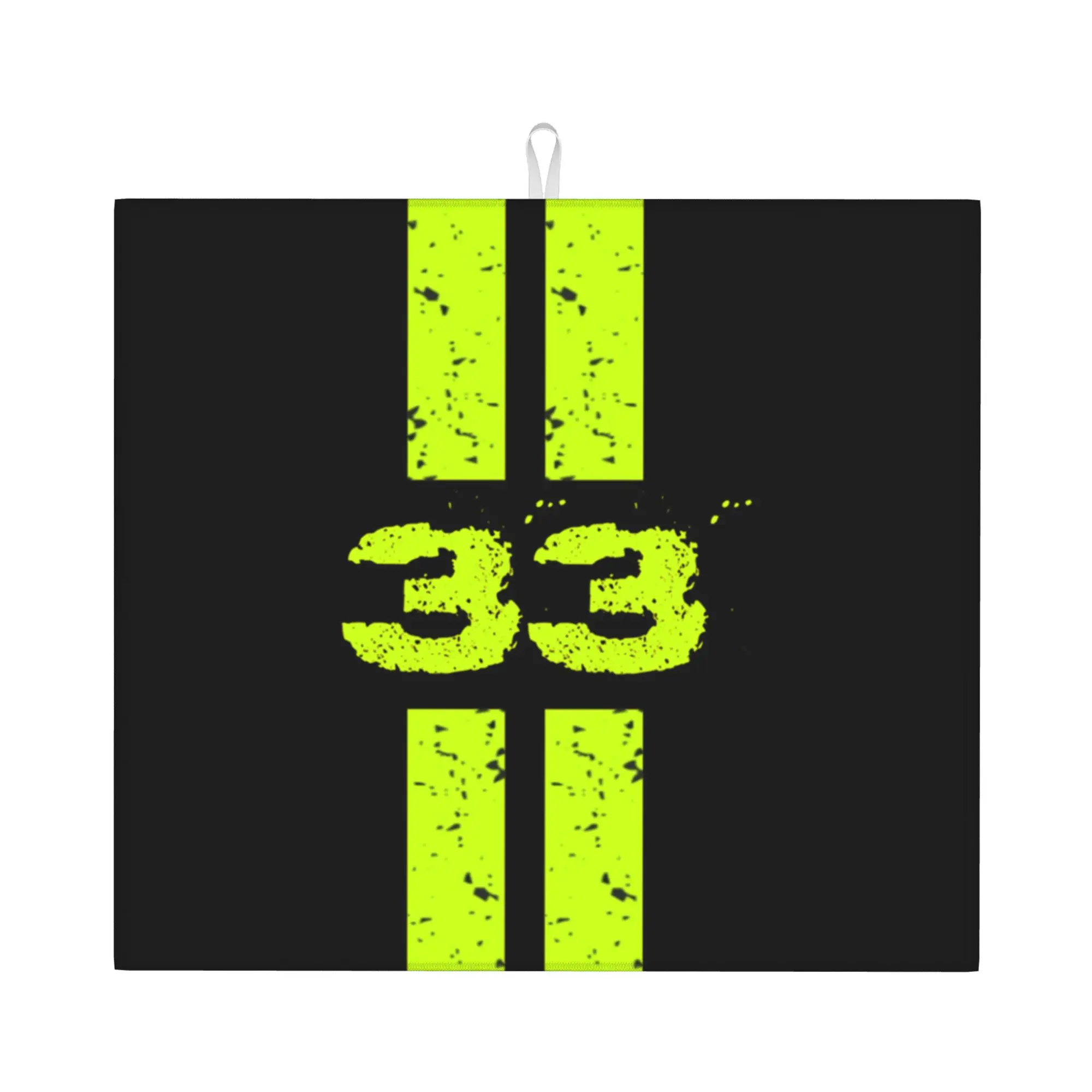 Dutch Racing Driver Verstappens Non Slip Kitchen Counter Protector Mat Barware Tableware Bathroom Drying Mat For Kitchen