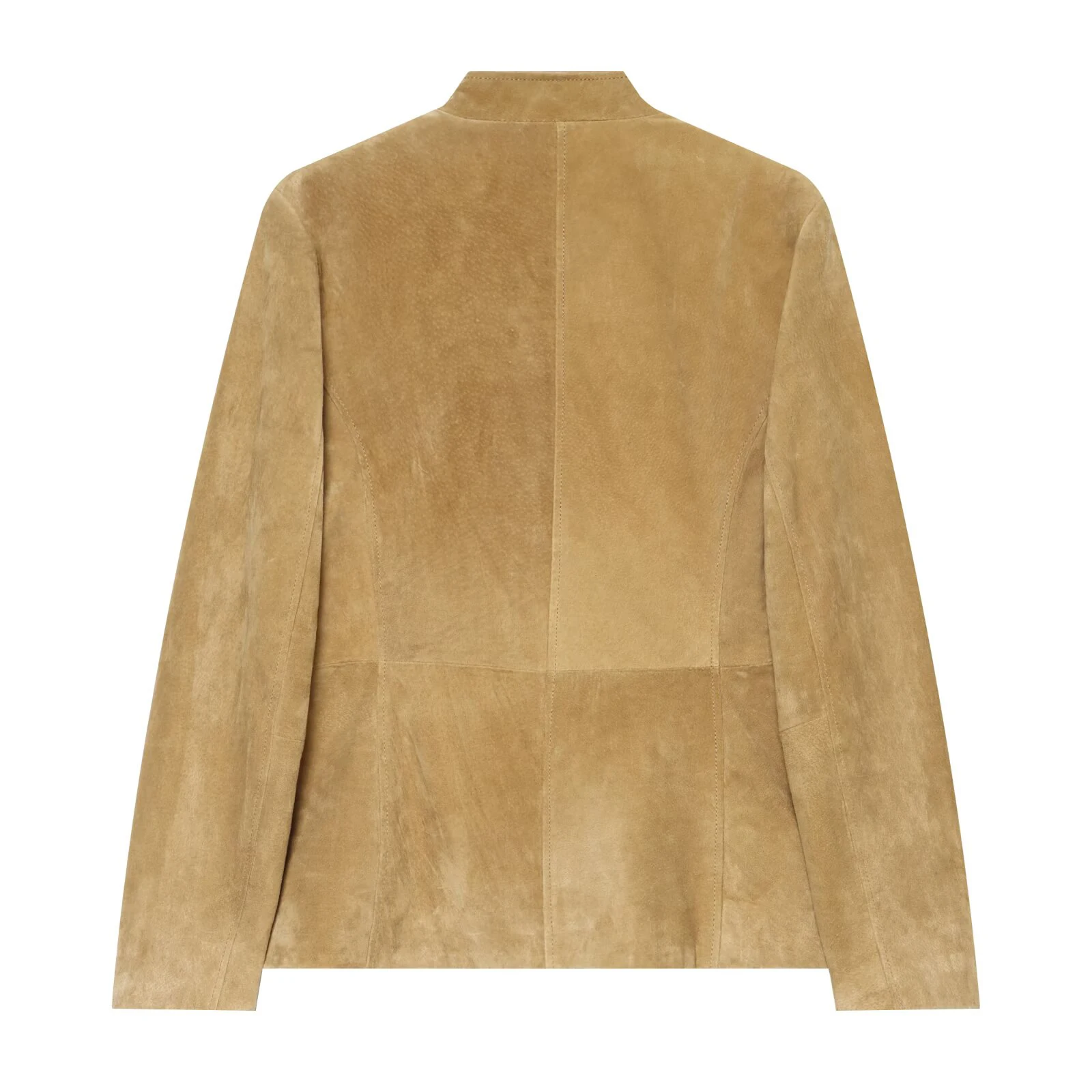 Autumn New Product Women's Commuting Style Long Sleeve Stand Tie Shoulder Pad A-line Bottom Jacket Coat