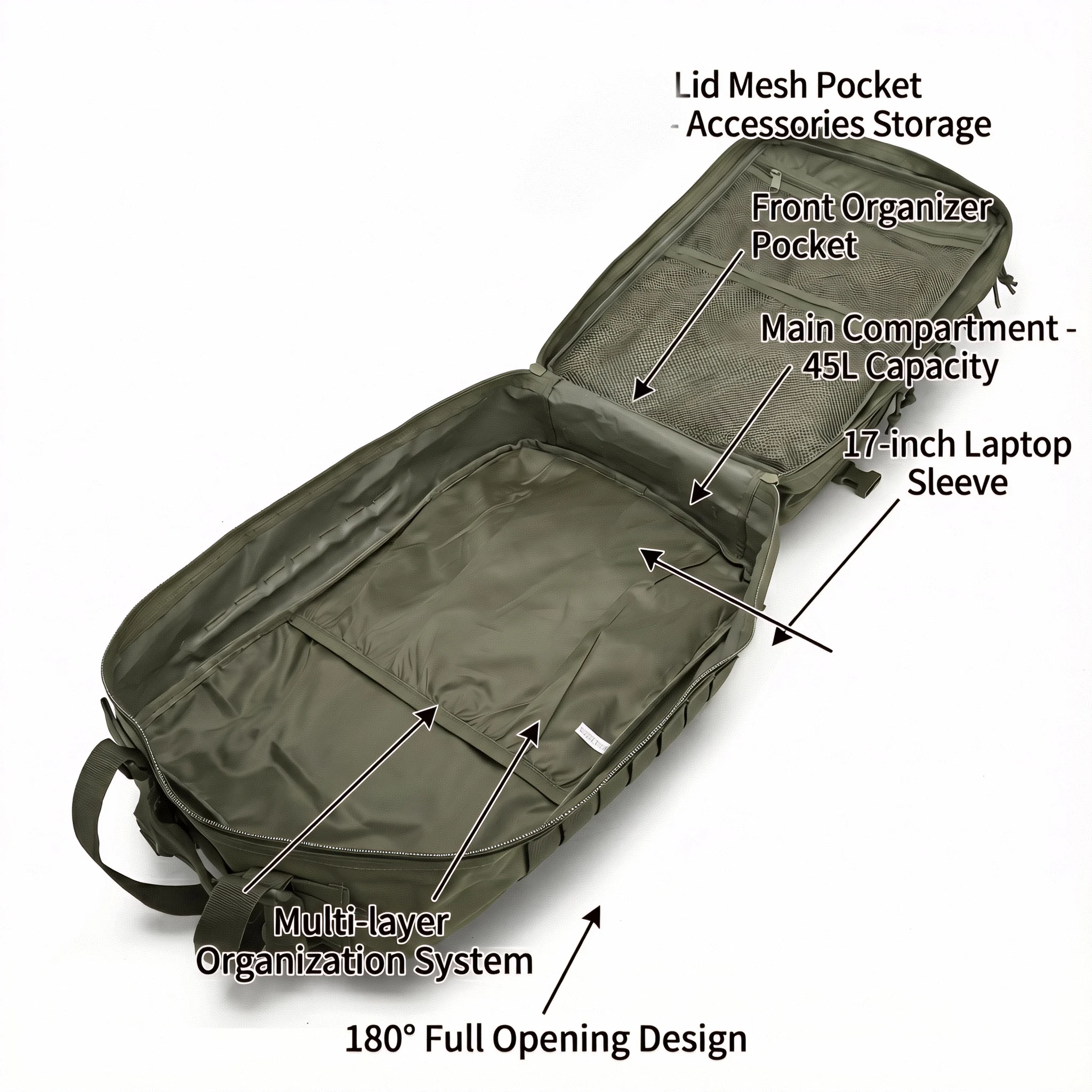 Sac à dos tactique Molle 45L p - Edc Everyday Carry Bag avis et prix