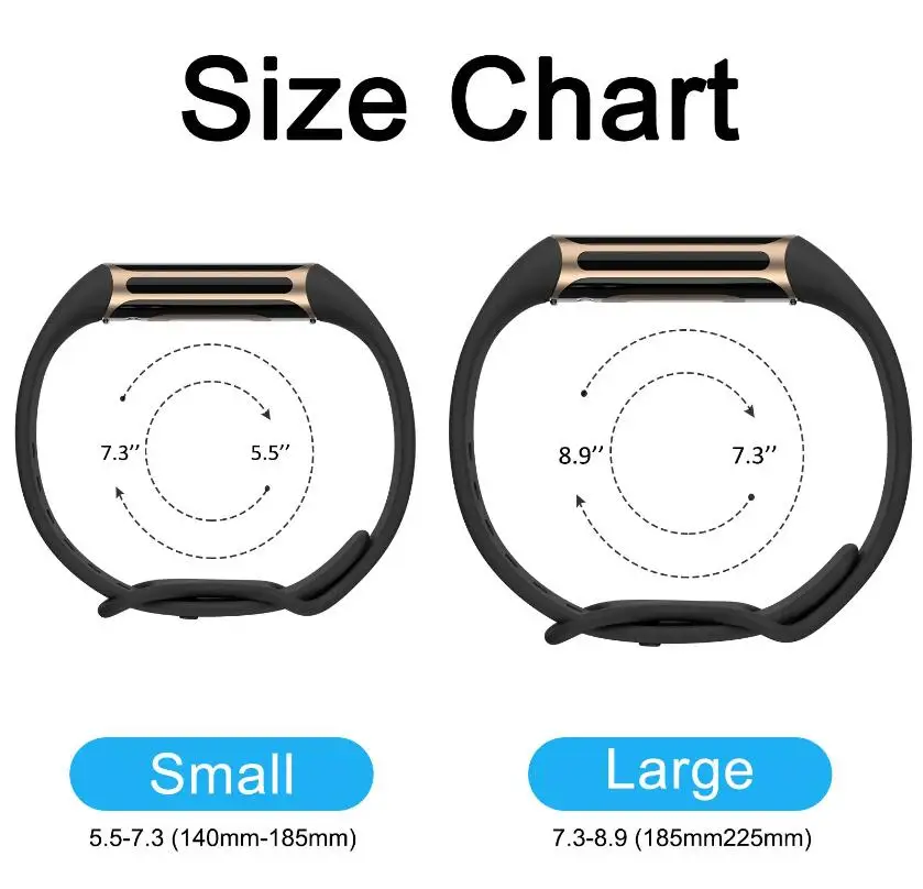 Sport Band Compatible with Fitbit Charge 6/5 Bands Women Men, Classic Soft Replacement Straps Wristbands for Fitbit Charge 6 / 5 - view 2