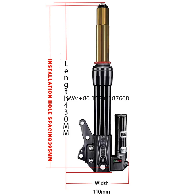 GS6X High Quality Front Shock Absorber New Condition Universal Motorcycle Shock Absorbers for No. 9 E200P MK2 M95C NS125LA