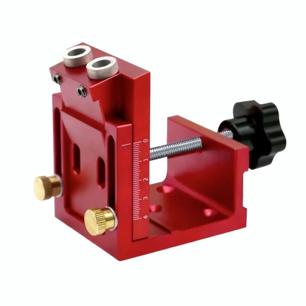 Adjustable Pocket Hole Locator Kit For Woodworking Precise 9mm Oblique Drill Guide Angle Positioner Carpentry Joinery Tools