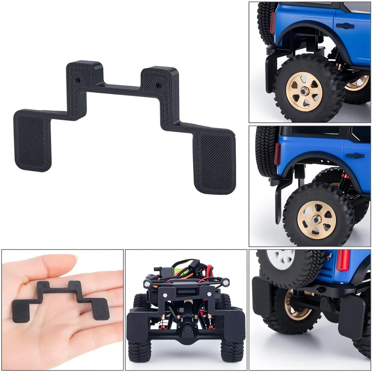 Axial for 1/30 SCX30 K10 remote control car climbing car mudguard modification and upgrade accessories