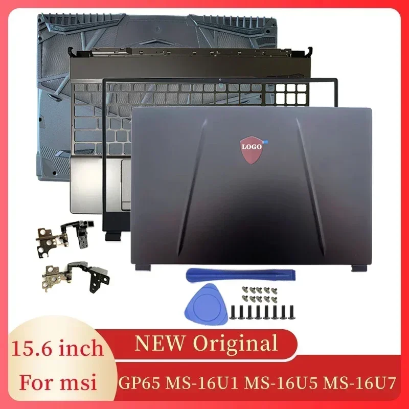 Laptops Screen LCD Back Cover/Front Frame/Hinges/Palmrest/Bottom Case Laptop Accessories For MSI GP65 MS-16U1 MS-16U5 MS-16U7