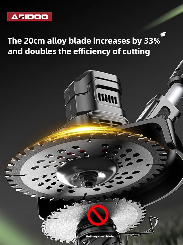 

Compact lithium battery electric lawn mower household multifunctional farm gardening tool grass cutting machine