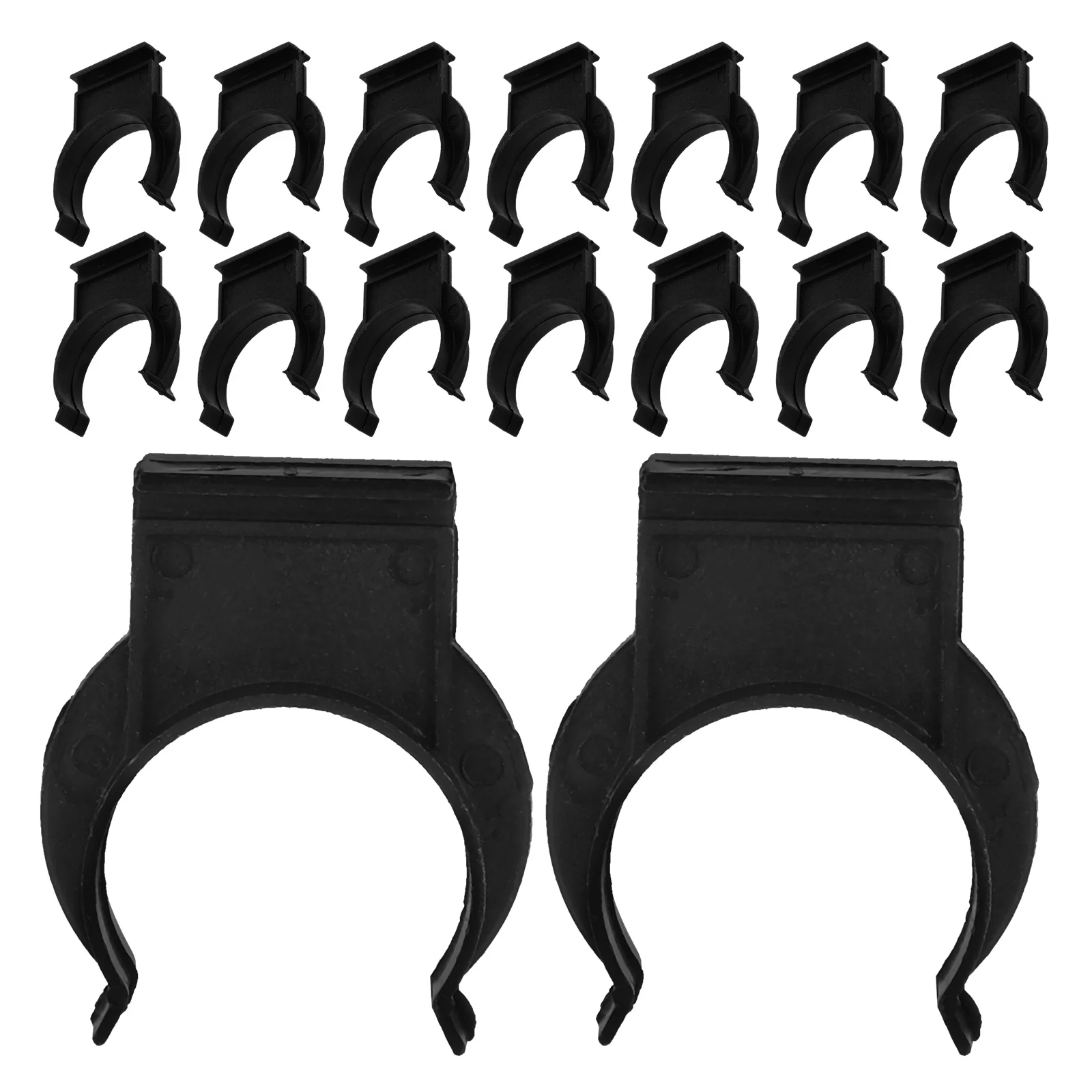 20 Pcs Cabinet Foot Accessories Black Clips Easy Install Anti Furniture Leg Clamps Kick Board Bracket Home