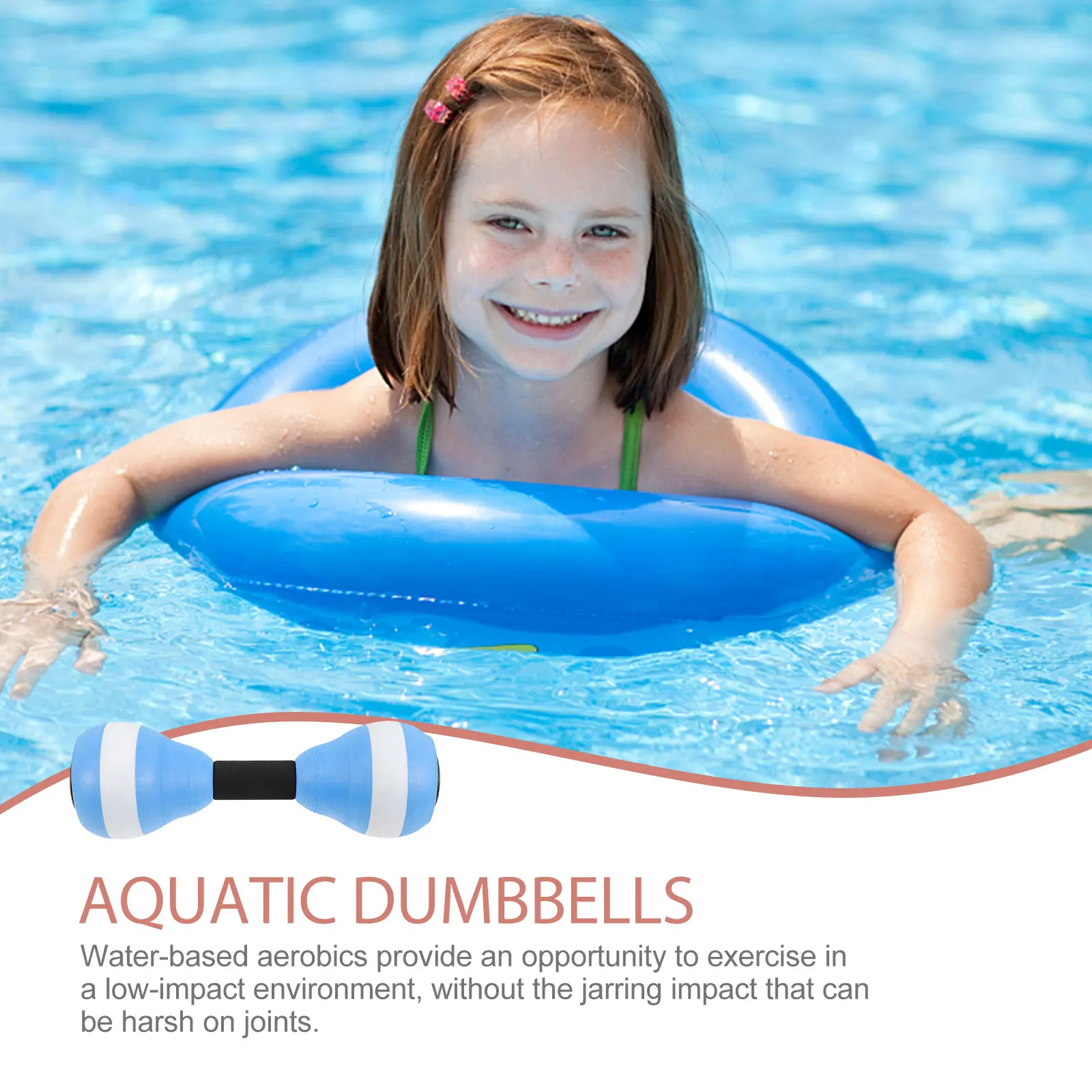 

EVA Water Dumbbells Pool Exercise Adjustable Aquatic Fitness Swim Water Dumbbells For Pool Exercise Weights Underwater Gym