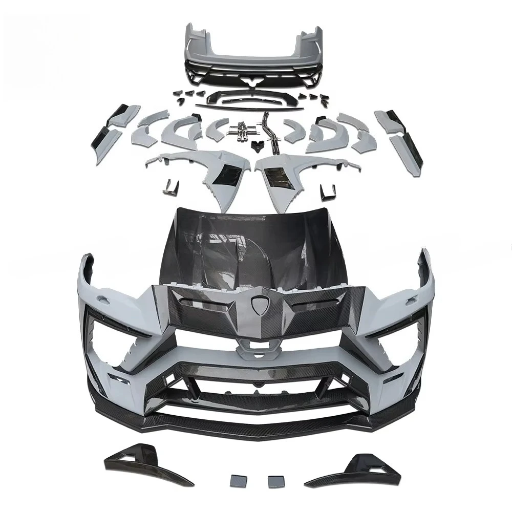 Carbon Fiber MSY Style Wide Body Kit for Urus Body Kit Front Bumper Engine Cover Side Skirts Rear Spoiler