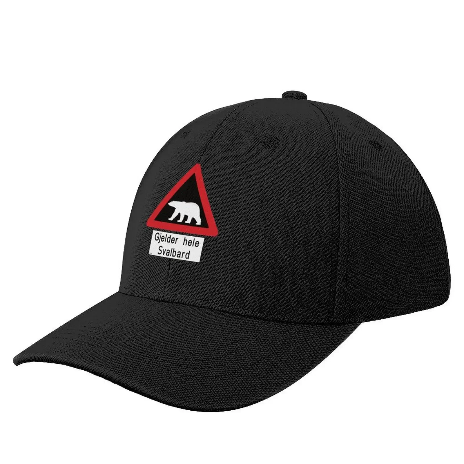 Svalbard Beware of Polar Bears Sign - Gjelder hele Svalbard Baseball Cap Cosplay Hat Luxury Brand Baseball Men Women's