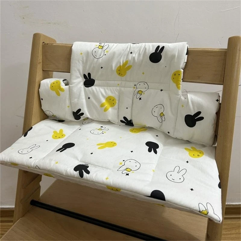 J15U Waterproof Baby Chair Cushion Stylish & Colorful Toddler Dining Chairs Cushion