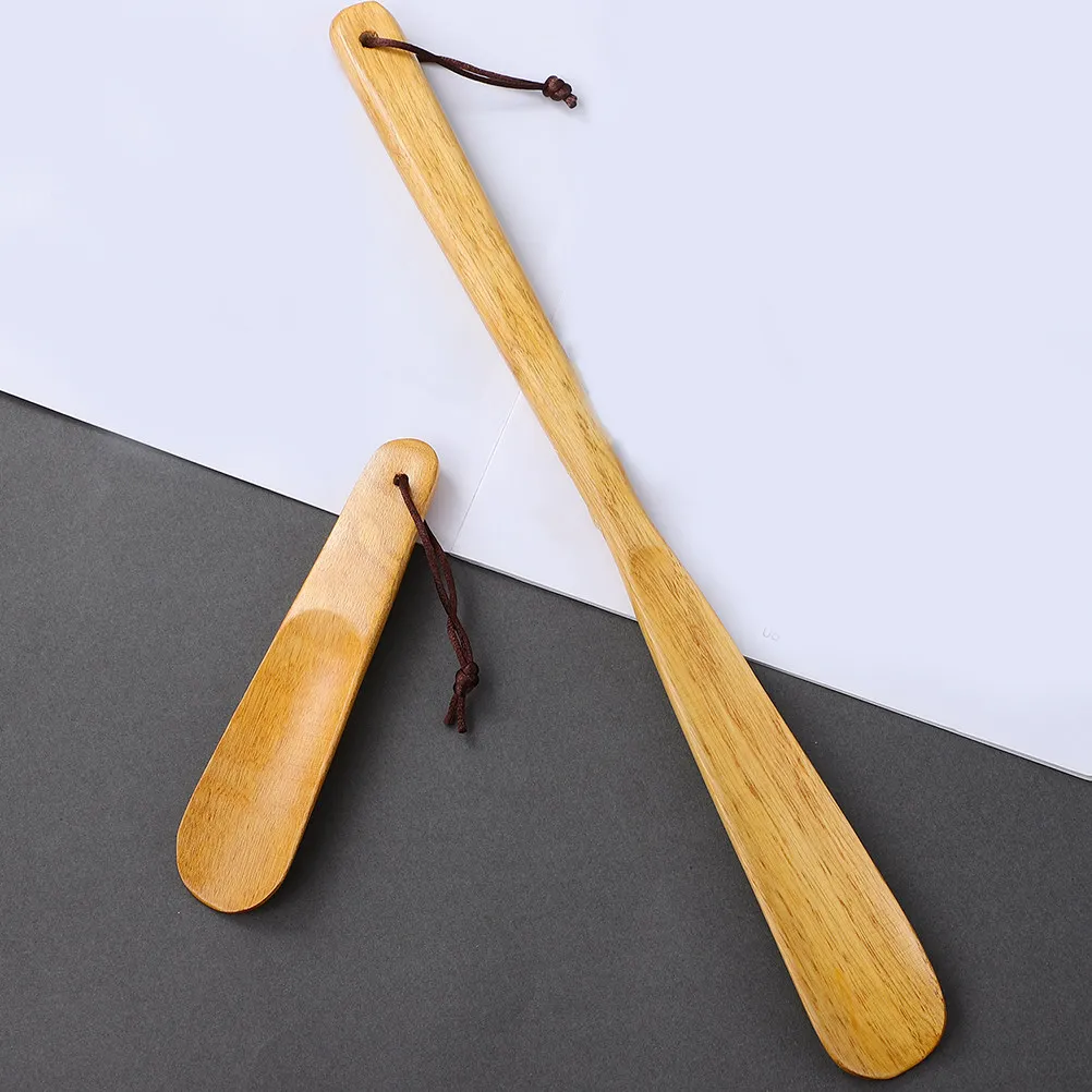 

Набор из 3 бамбуковых рожков для обуви: эргономичный дизайн для легкого надевания обуви, портативный инструмент для взрослых и пожилых людей