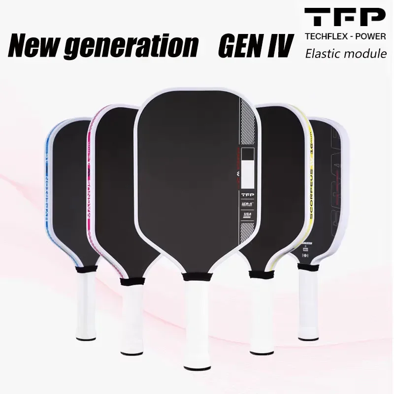 

Pickleball Paddle 2024 Perseus IV Pro Player Edition Gen 4, термоформованный Pickleball Toray T700, углеродное волокно Pickleball