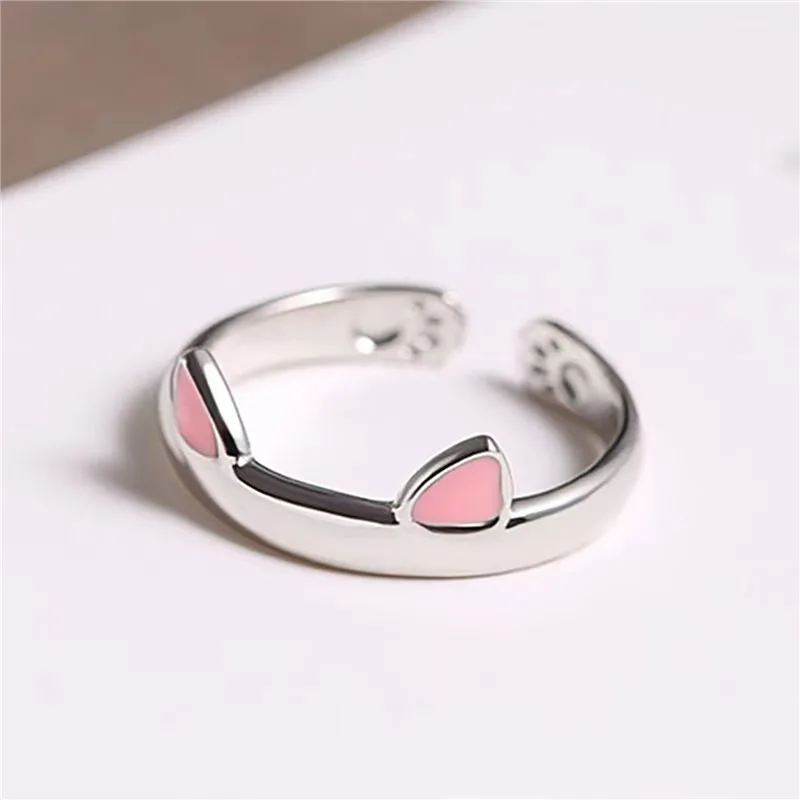 New Korean Fashion Cute Cat Claw Ring Women Opening Adjustable Jewelry Rings Men Party Birthday Wedding Ring Wholesale Jewelry