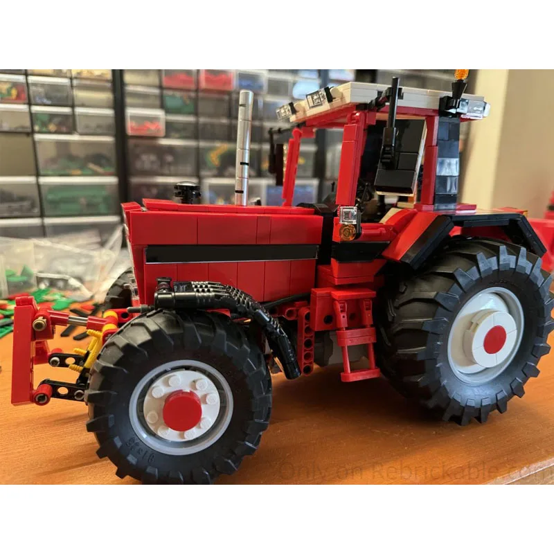 New MOC-190735 Agricultural Tractor Construction DIY Building Blocks 1137PCS Adult Birthday Gift Children Christmas Toy Gift