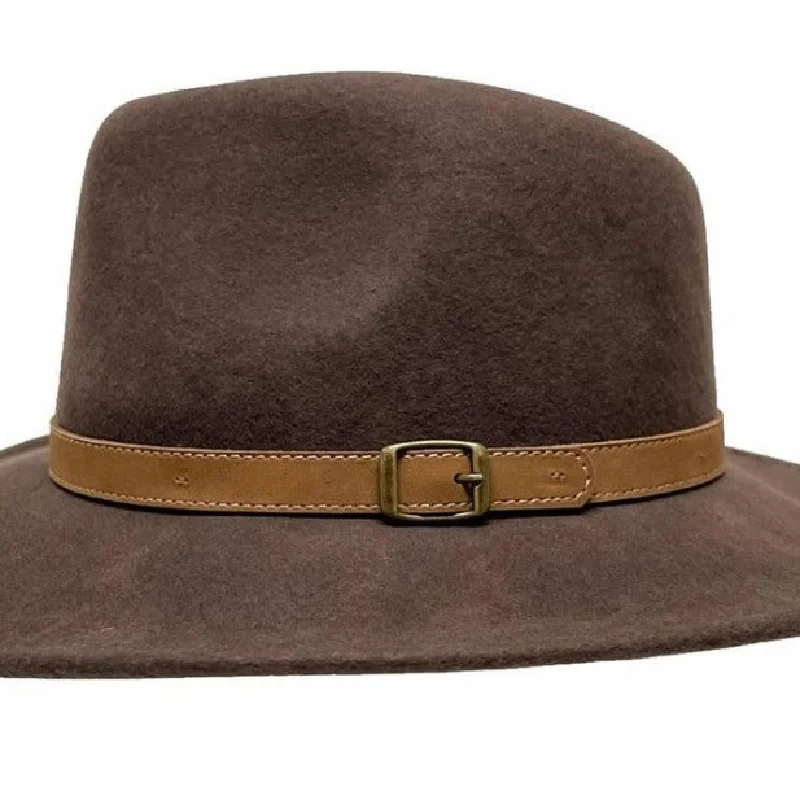 Wool Wide-brimmed Cowboy British Retro Jazz Hat European And American Hot-selling Autumn And Winter Felt Hat