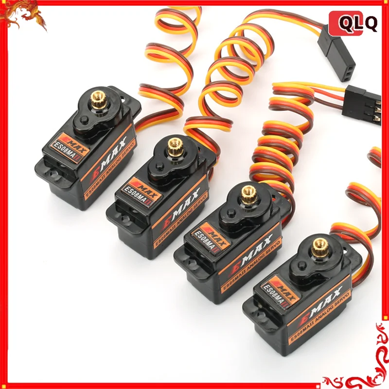 

Аналоговый сервопривод EMAX ES08MA II, 12 г, с металлическим редуктором, прямого вращения, для радиоуправляемых самолетов и моделей с фиксированным крылом