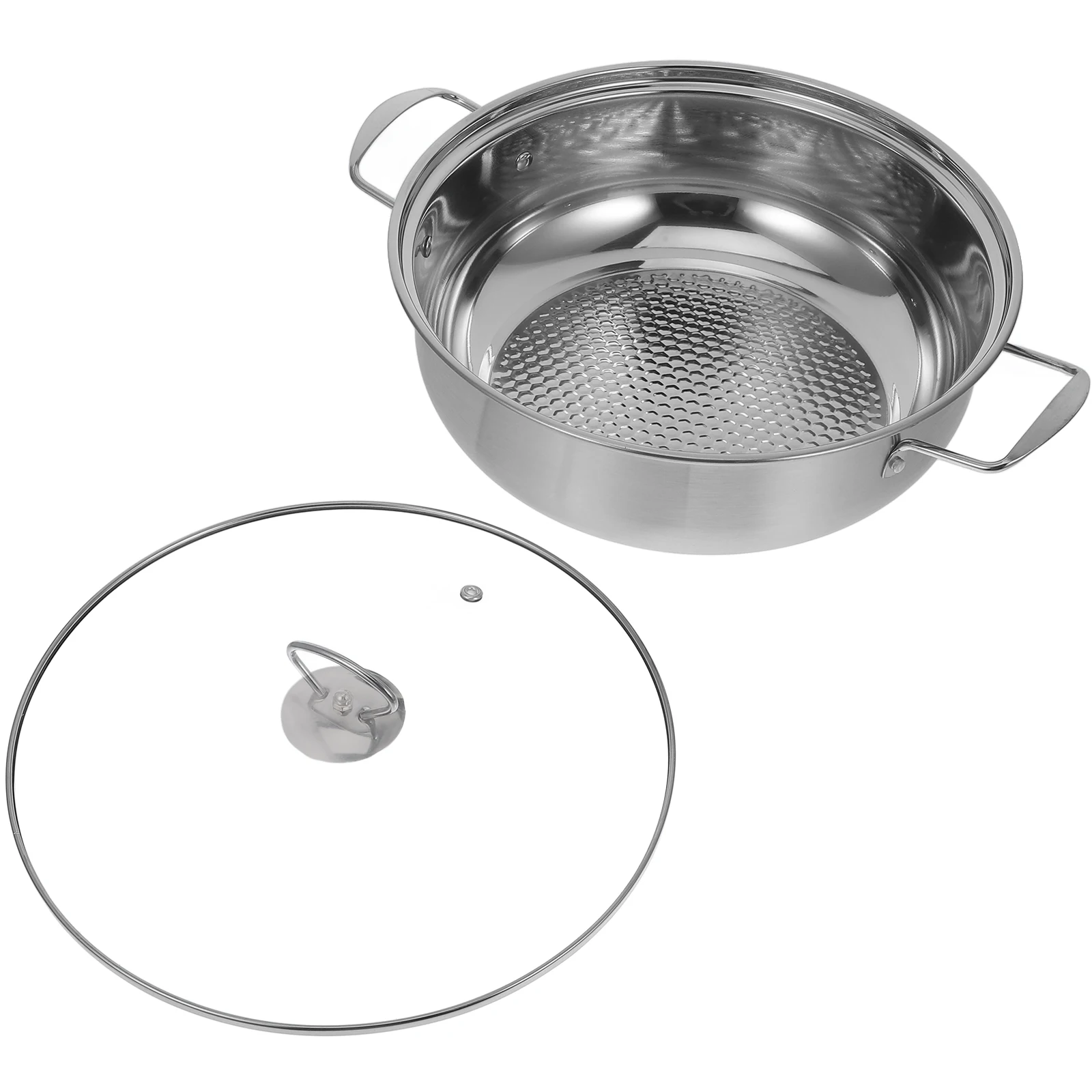 

Stainless Steel Hot Pot Thicken Design Heavy Duty Cooker for Family Gathering Party Cooking Multi Purpose Soup Pot Kitchenware