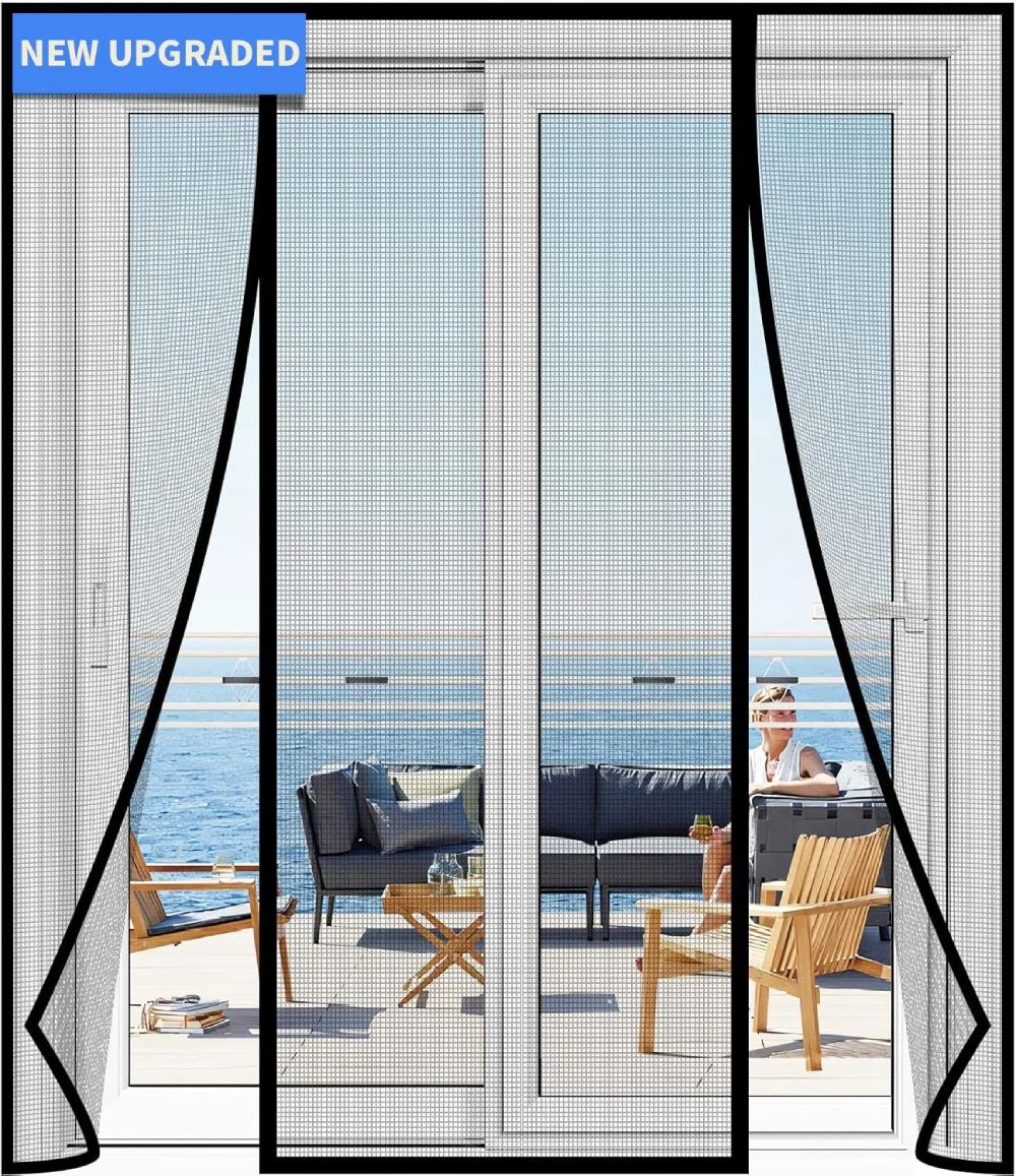 Magnetic Screen Door,Mesh Moustiquaires for Front Door,Insect Screen & Mosquito Net,Hands-Free Magnetic Mosquito Net for Doorway