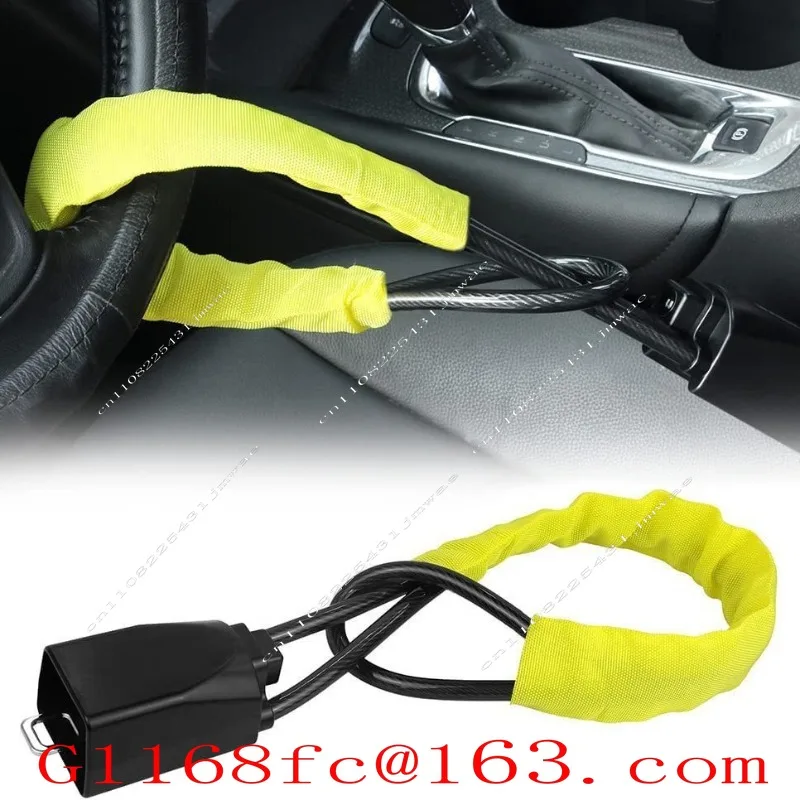 Car Steering WheelCar Anti-theft Lock Safety Buckle Lock Wire Rope Steering