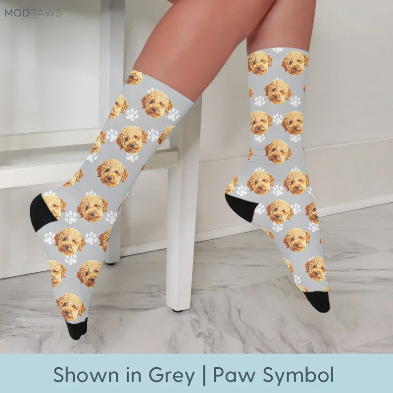 Custom Pet Photo Socks Personalized Pet Socks Custom Dog Socks Custom Cat Socks Fathers Day Gifts Cat Dad Gift Dog Dad Gifts Dog