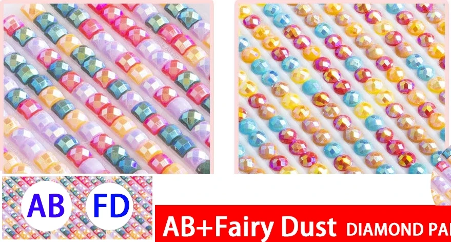 AB الجنية الغبار 2025 لطيف Chikawa مانغا شخصية الماس طقم الطلاء انمي ياباني 5D اليدوية الفن هدية الحرف ديكور المنزل هدية #5