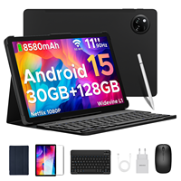 DOOGEE Tab A9 Pro+ Tablet PC Android 15 Dual Speakers 11'' Screen 30GB RAM (6GB+24G) 128GB 8580mAh Battery Widevine L1 Smart Pad