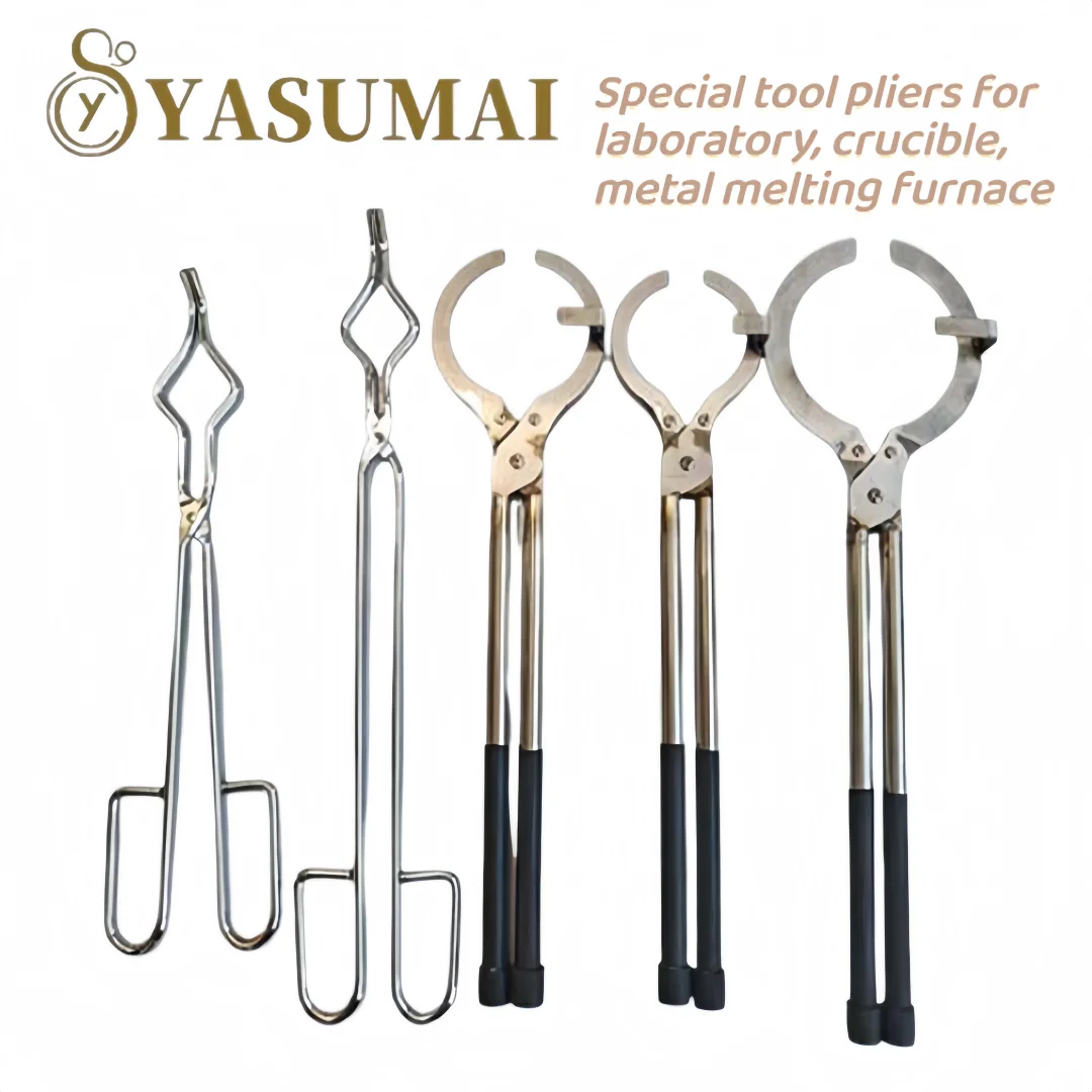 Yasumai Jewelry Casting Tool 2/4/5/6/8 KG Tongs  For Picking Up Graphite Crucible Matched Used With Melting Furnace Casting T