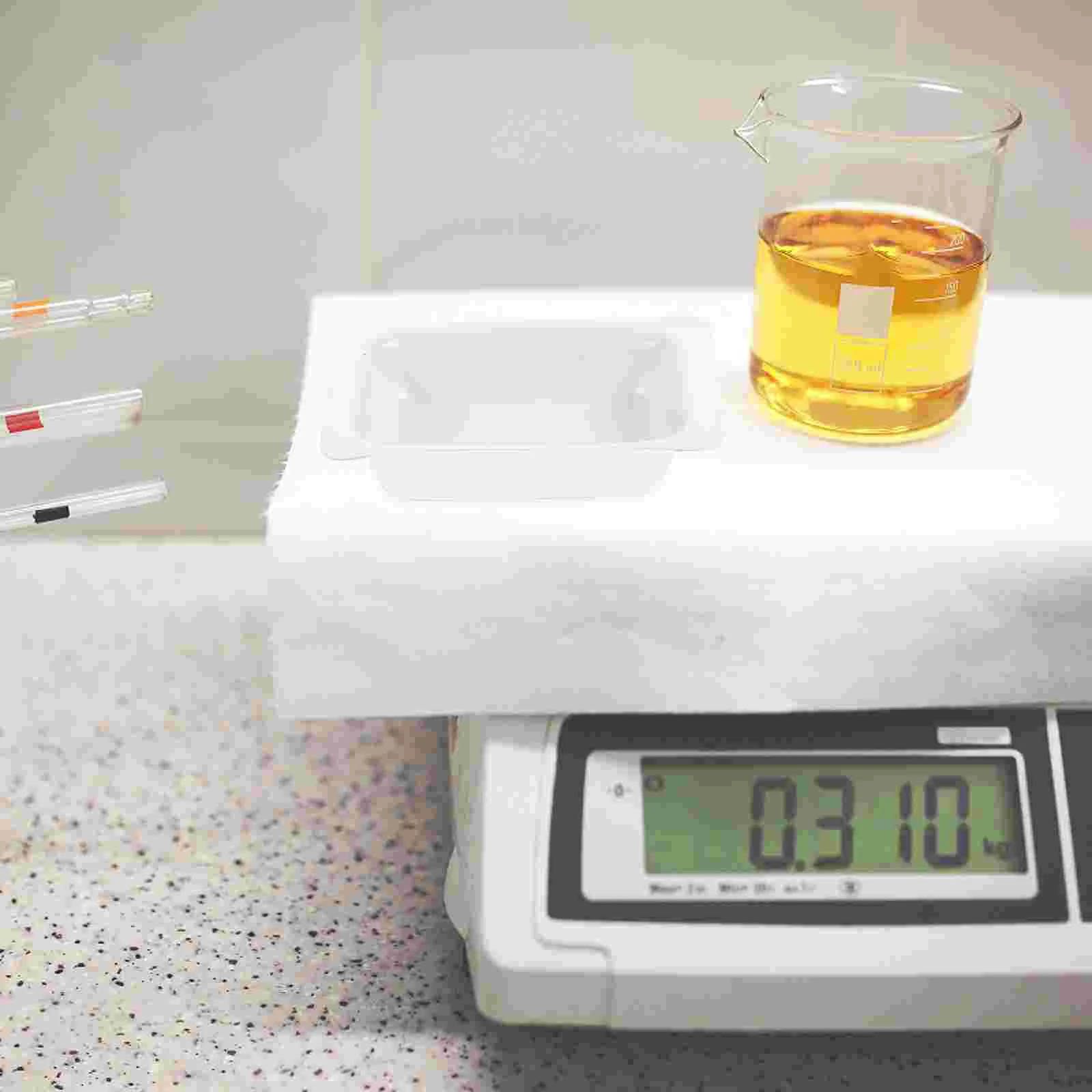 100 Pcs Weighing Dish Plastic Boats Small Trays Storage Ship Chemistry Surface Plate