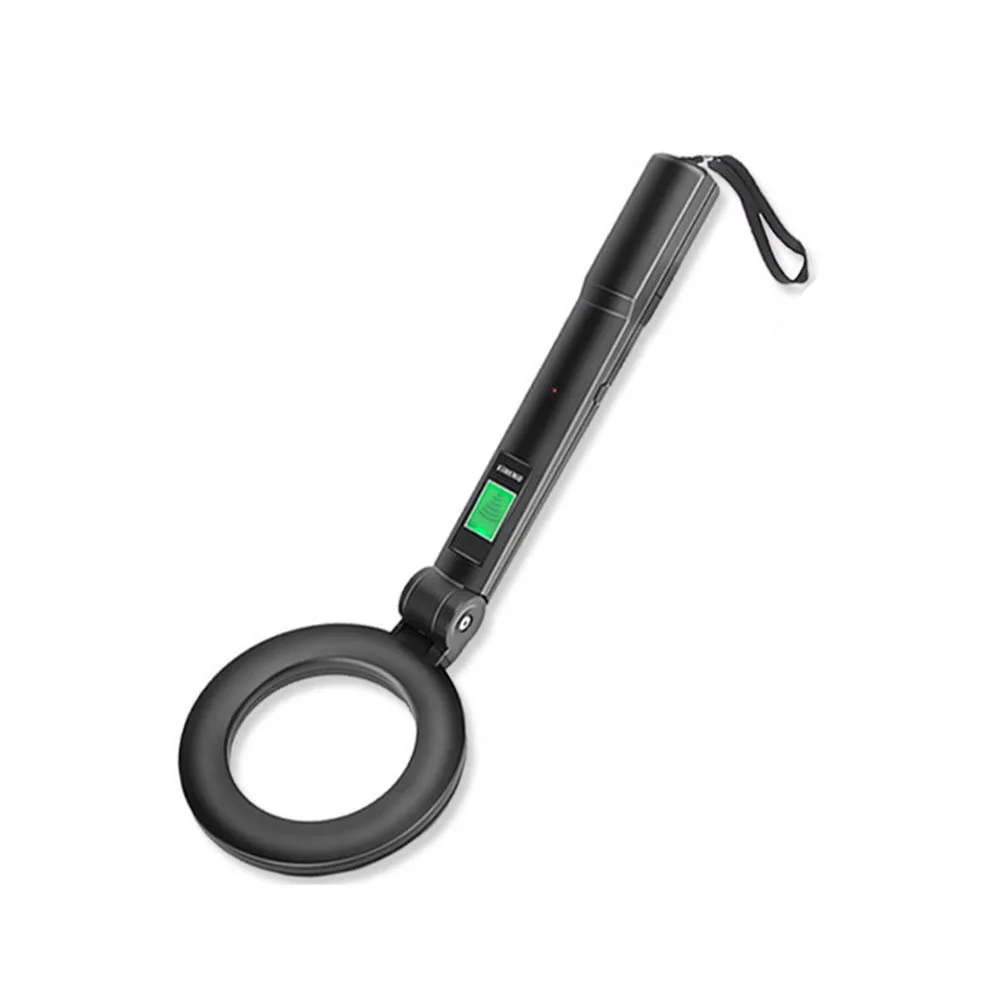 

High Sensitivity Foldable Metal Detector 360 Degree Handheld Handheld Metal Scanner Precise Location LCD Display