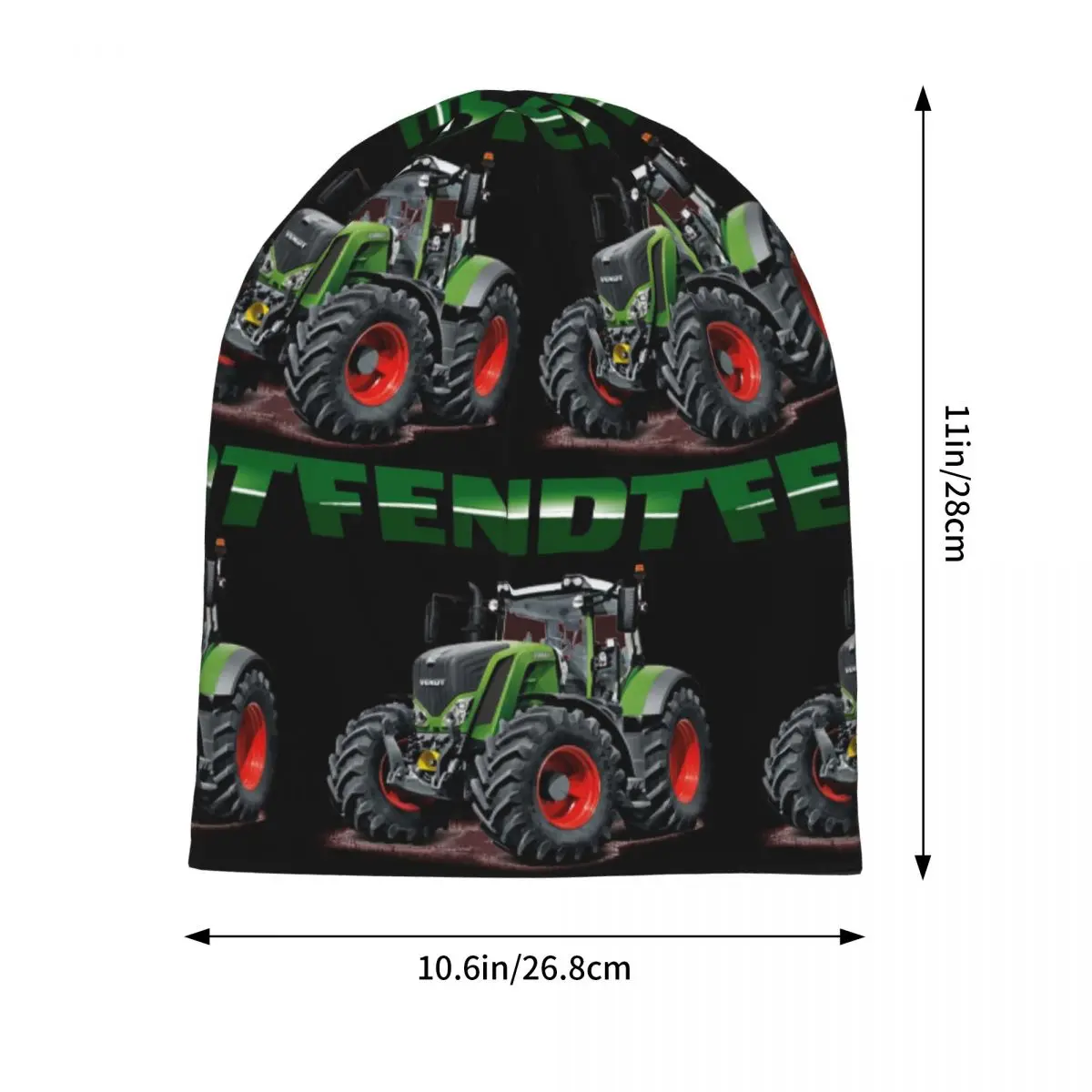 Fendt German Tractors Warm Knitted Cap Hip Hop Bonnet Hat Autumn Winter Outdoor Beanies Hats for Unisex Adult
