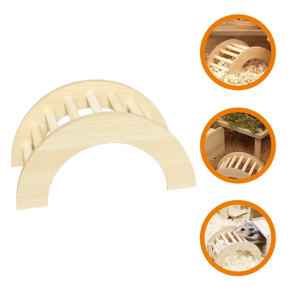 

Hedgehog Toy Hamster Bridge for Chinchilla Climb Climbing Cage Ladder Rat Reptile