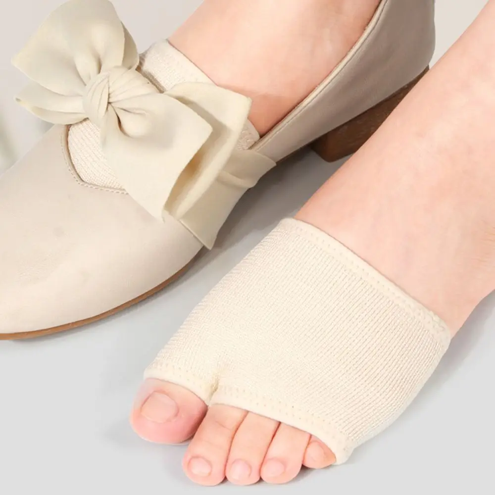 Silicone Gel Metatarsal Pads Thickened Moisture Wicking Toe Separators Comfortable Half Insoles Foot Care Cushion Unisex