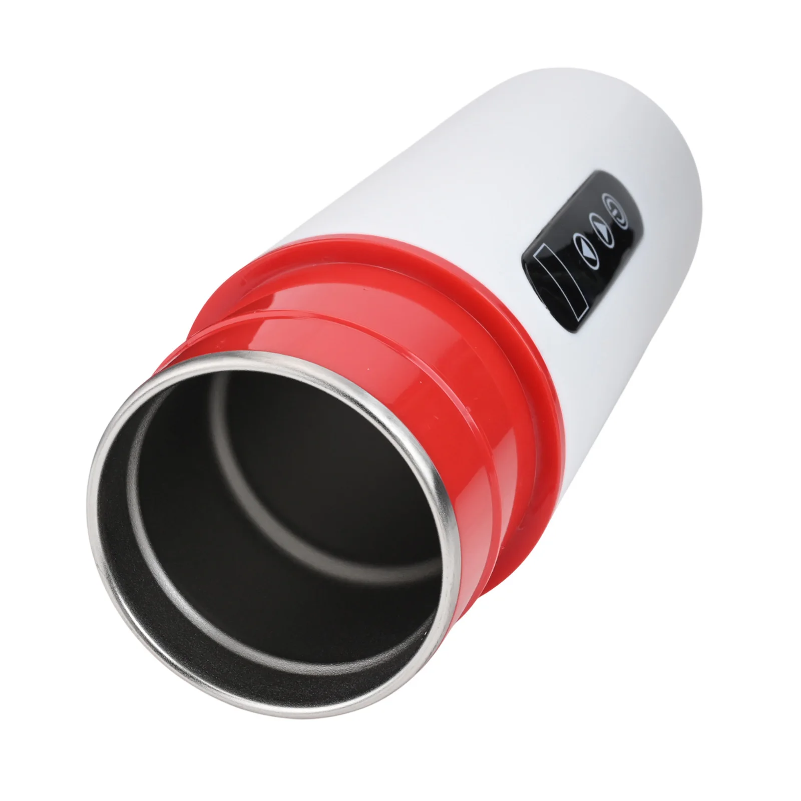 12V 24V Vehicle Cooker Electric Heated Travel Mug Traveling Camping Vehicle Compatible Real-Time Temperature Display