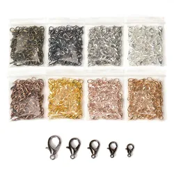 100pcs/Lot 10 12 14 16mm Lobster Clasps for Necklaces Bracelets DIY Bulk Hook Jewelry Making Findings Chain Closure Accessories