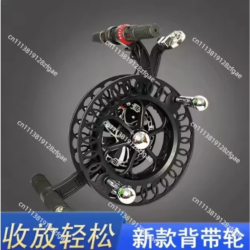 for High Grade Silent Kite Winder Reel Belt Alloy Bearing Anti Reverse Brake Winding Tool