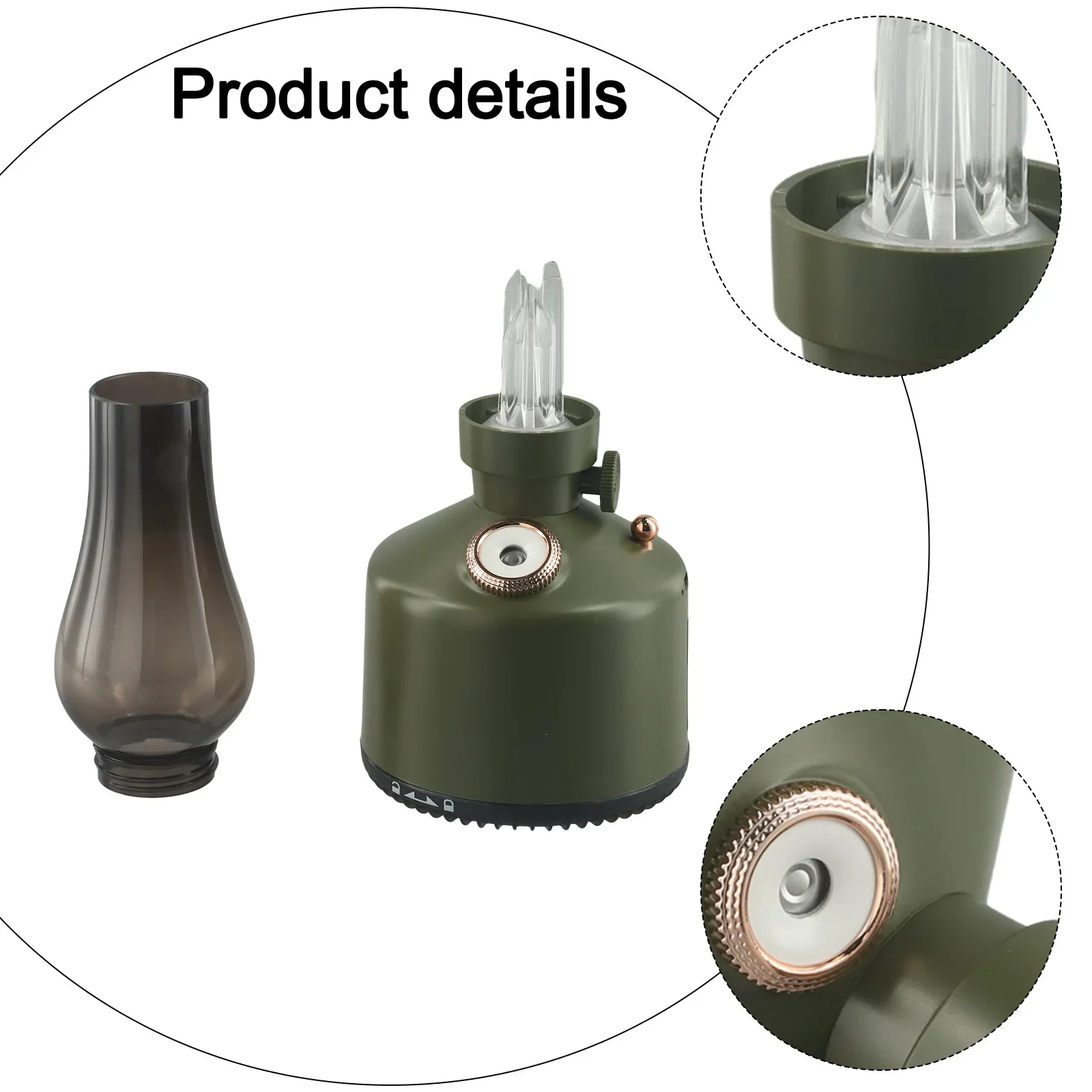 Silent Humidifier Aromatherapy Diffuser For Bedroom Stepless Dimmable Light Ultra Fine Mist Adjustable Mist Levels