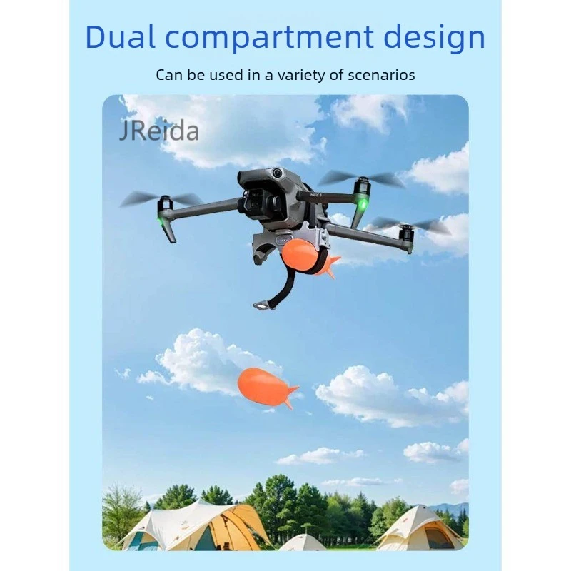 DJI Drone Dual-Release Airdrop System High Payload Capacity, One-Key Deployment Ideal for Outdoor Rescue and Aerial Photography