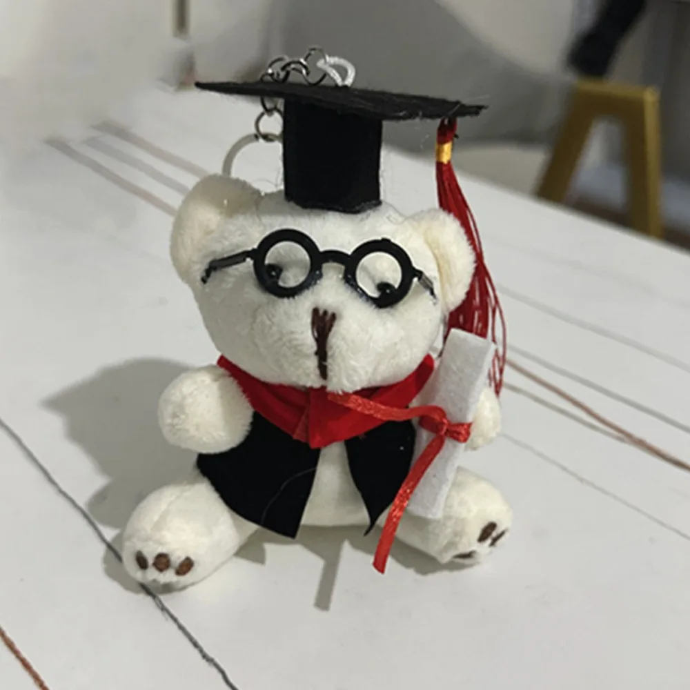 

Kawaii милый выпускной медведь 12 см мягкий брелок с медведем благословение висит кулон в виде медведя подарок на выпускной