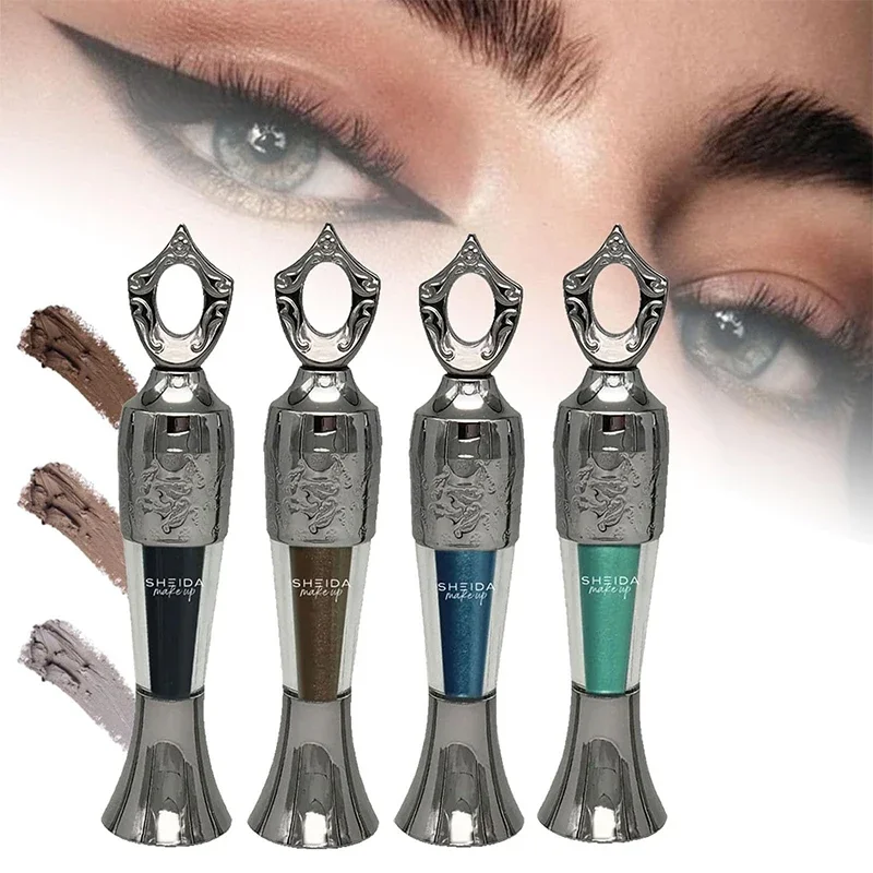 Neuer Puder Eyeliner anhaltender natürlicher wasserdichter Eyeliner sexy anhaltender schwarzer Kajal Lidschatten für kein Fleck Make-up