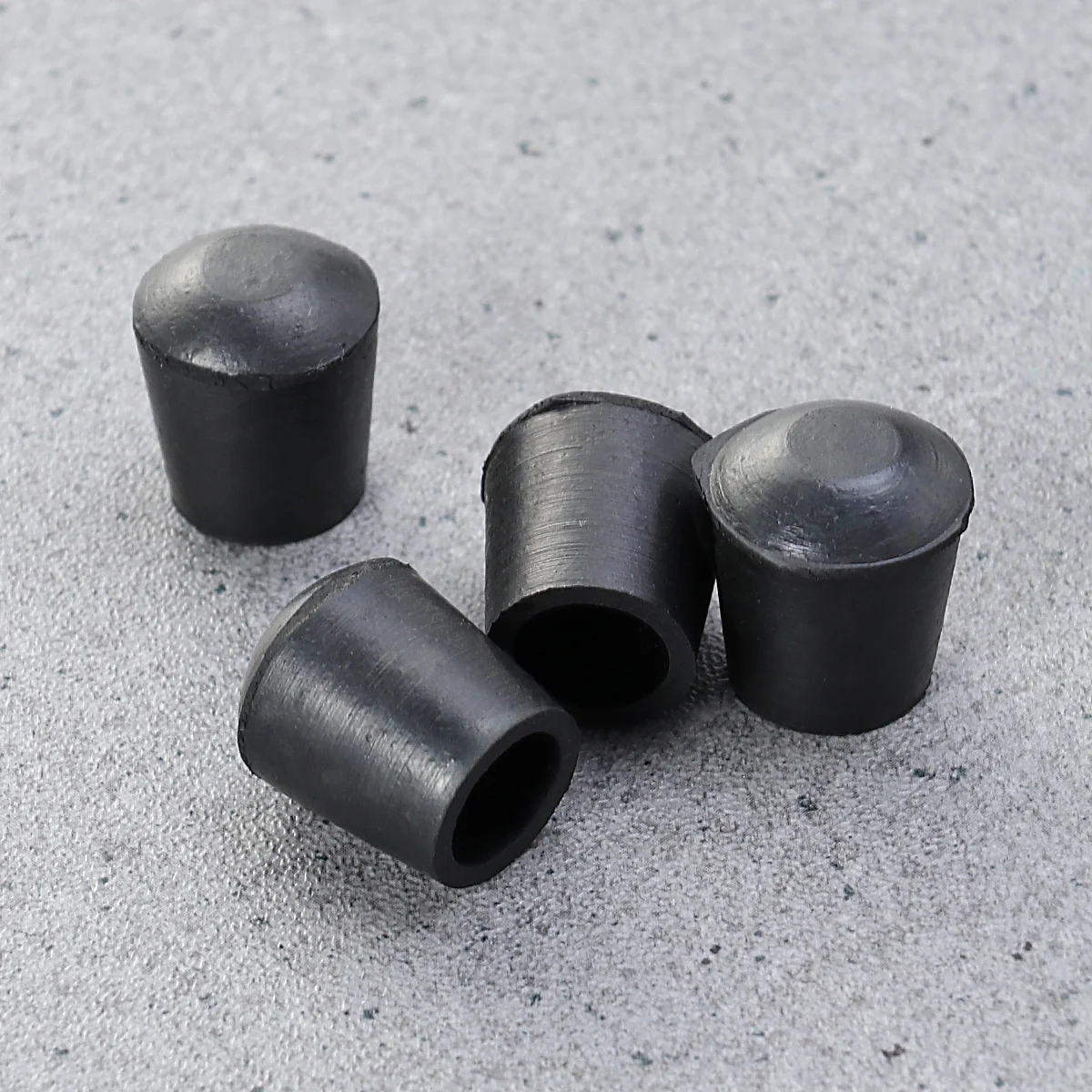 

4pcs Chair Caps Black 12Mm Rubber Tips For Table Covers Floor Protection Pads Furniture Leg Pads Chair Leg Protector Plastic