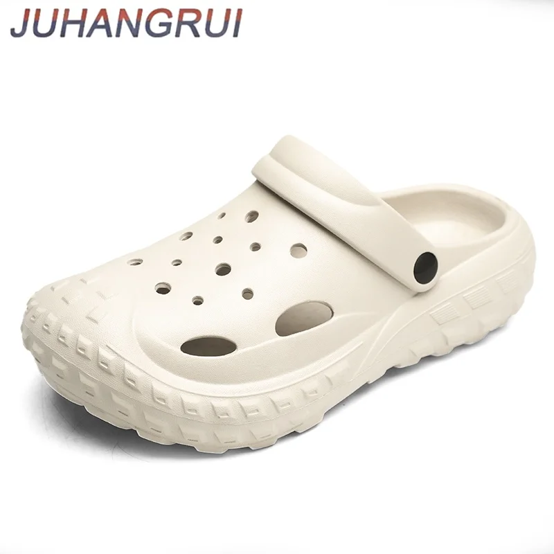 

Новинка 2023 года, женская садовая обувь, тапочки Baotou с шиной, пляжные сандалии, женские нескользящие сандалии с мягкой подошвой, удобные тапочки