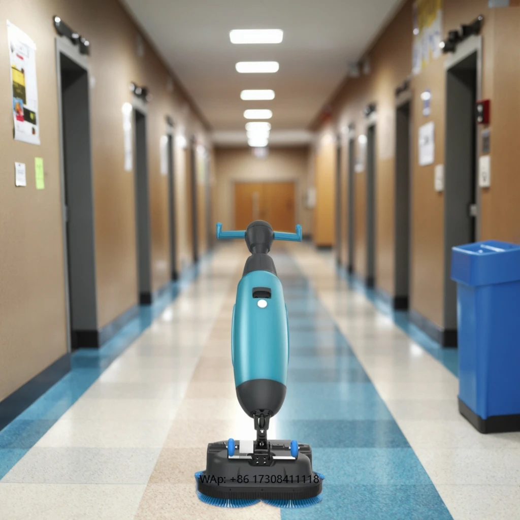 

Мини-скребок для пола, очиститель для пола, машина для чистки плитки, электрический скребок для пола для домашнего использования