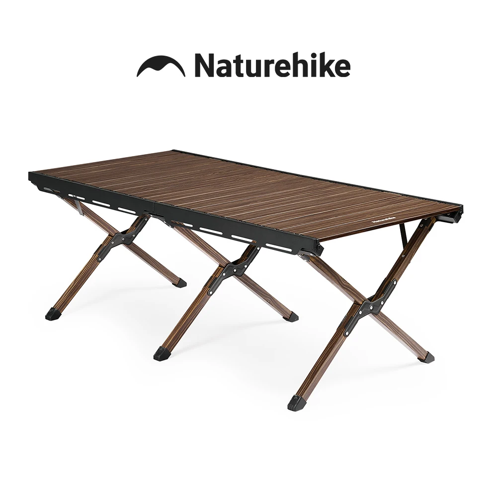 Naturehike 2026 New L02 Hanging Egg Roll Table X Structure Stable Folding Portable Side Hanging Large Space Camping Dining Table